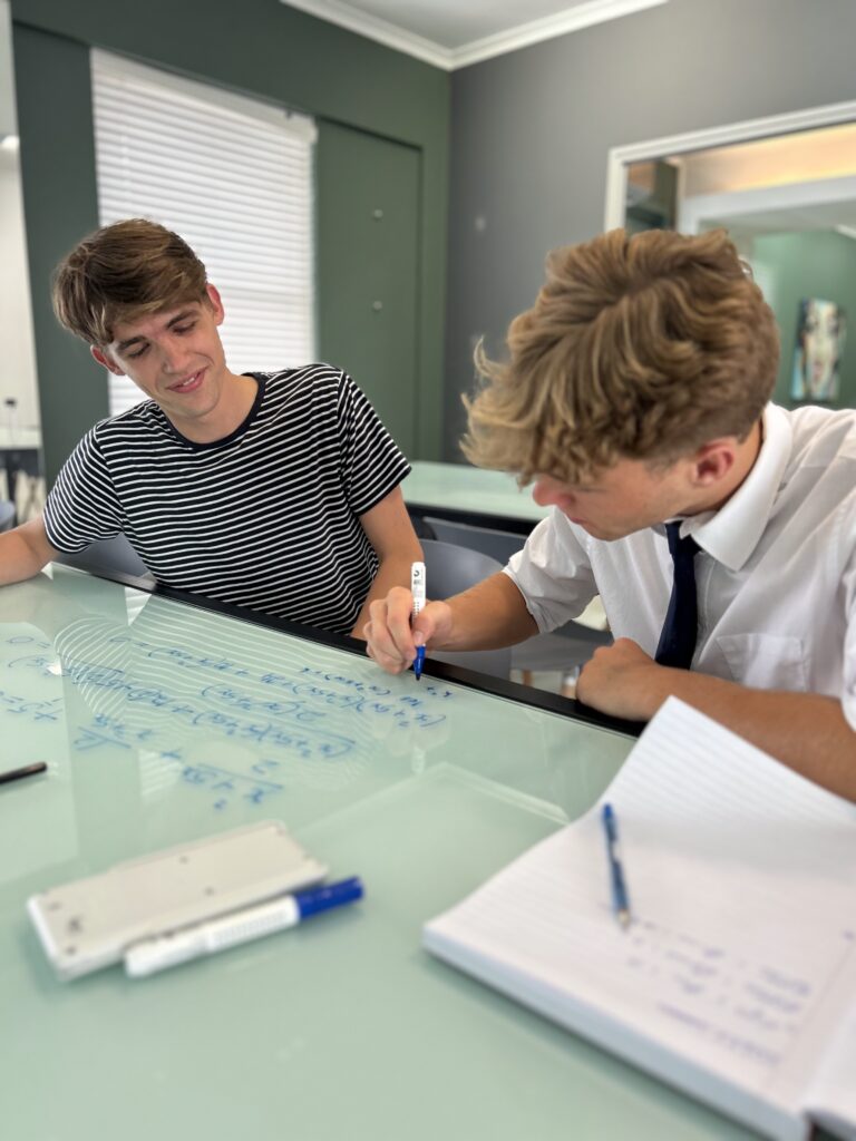 Two students at Edify Academy