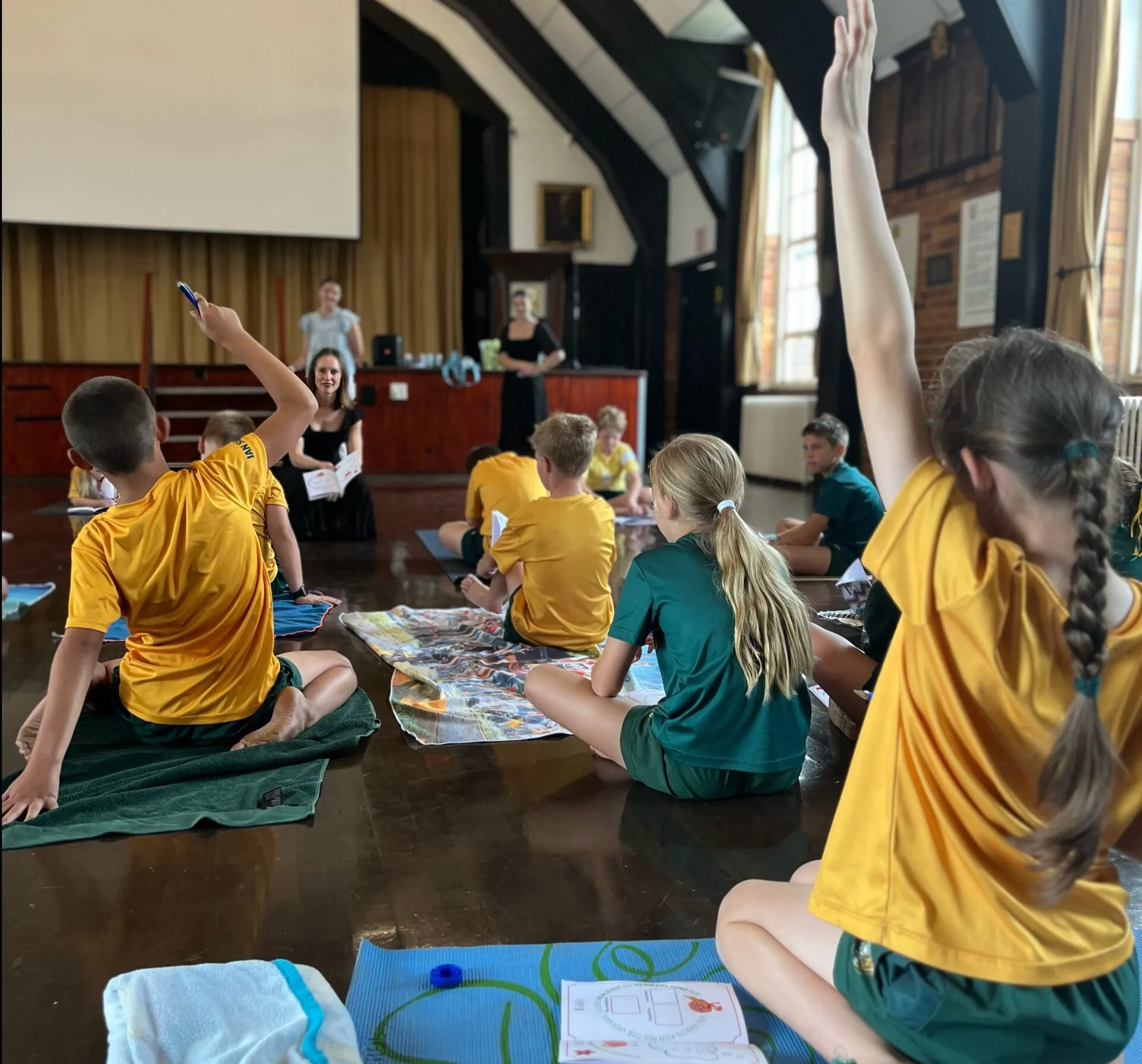 School children during the Edify Study Skills Course